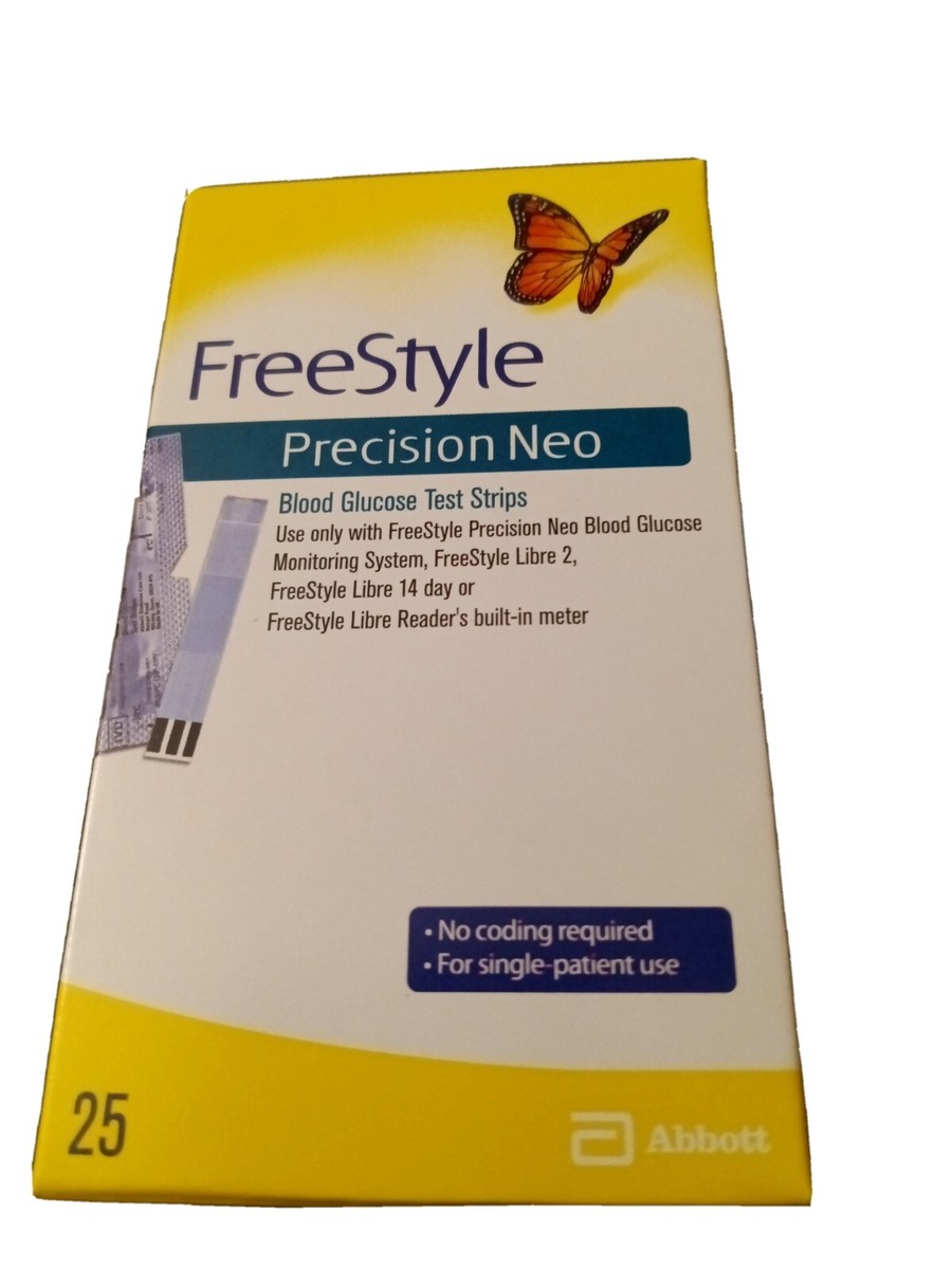 freestyle precision neo blood glucose test strips | eBay