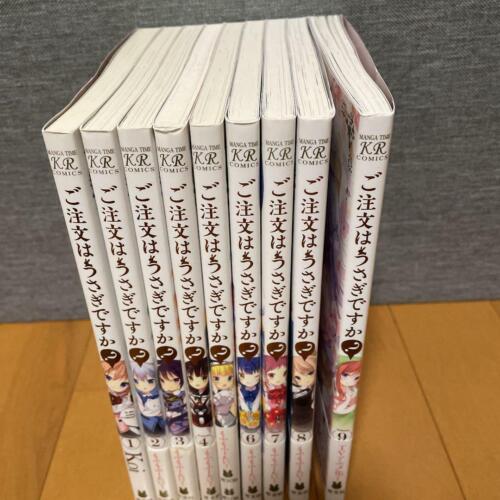 USED Is the order rabbit ? / Gochiusa Vol.1-9 Japanese Language Comics by Koi - Picture 1 of 1