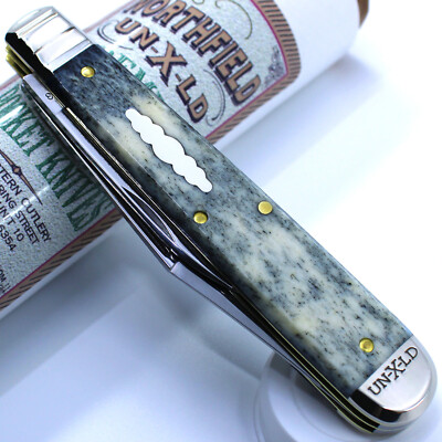 NEW Great Eastern Cutlery #87 English Jack Smooth Dyed Camel Bone Northfield GEC