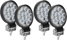 4 Pcs 48W 14 LED 10V-30V Lampe De Travail Ronde Offroad Spot Beam FOG