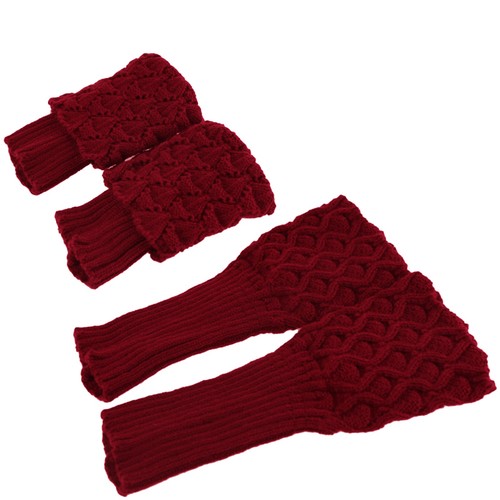 Womens Crochet Knitted Socks Boot Cuffs Toppers Winter Ankle Leg Warmers Socking - Picture 16 of 21