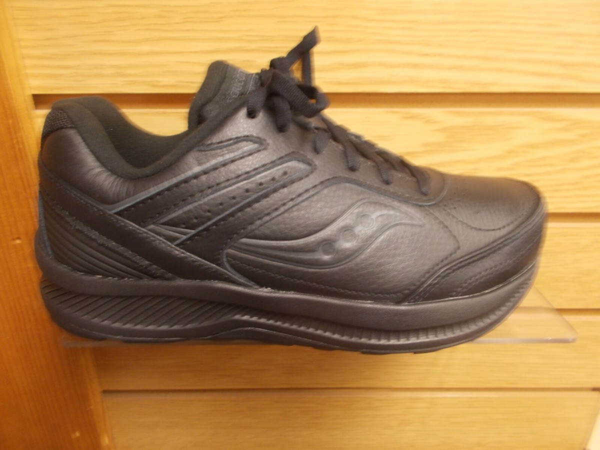 SAUCONY WOMEN'S ECHELON WALKER 50201-2 BLACK WIDE D WIDTH SLIP RESISTANT  NEW