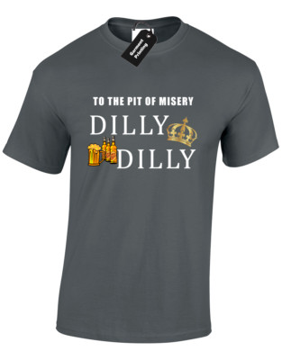 TO THE PIT OF MISERY HERREN-T-SHIRT LUSTIG DILLY DILLY BIER WERBUNG WEIHNACHTSGESCHENK