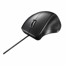 BUFFALO wired laser 5-button mouse black BSMLU308BK