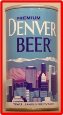 Denver CO Beer Can Refrigerator / Tool Box Magnet