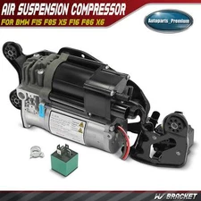 Air Suspension Compressor w/Solenoid Valve Block for BMW F15 X5 2014-2018 F16 X6