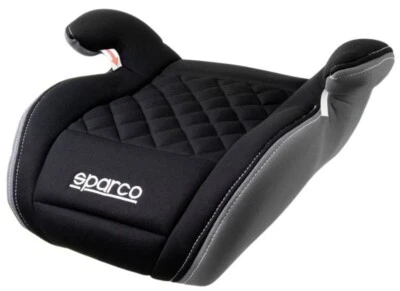 Asiento infantil Sparco F100KI 125-150 cm elevador de asiento negro/gris acolchado coche coche