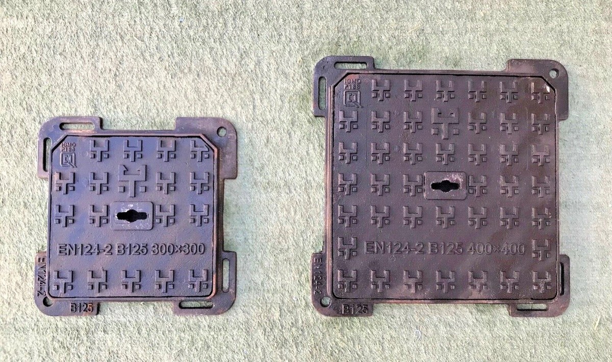 Chiusino In Ghisa 40x40 Cm B125 - Per Pavimentazioni Esterne