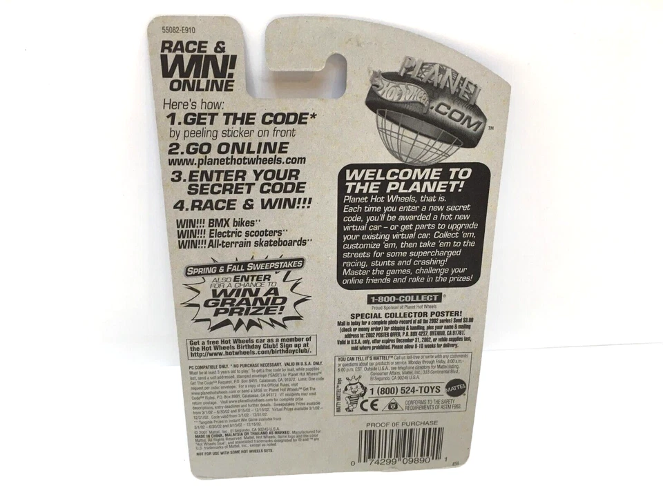 2002 Hot Wheels SCORCHIN' скутер мотоцикла золото/черный коллекционер 197 - Изображение 4 из 4