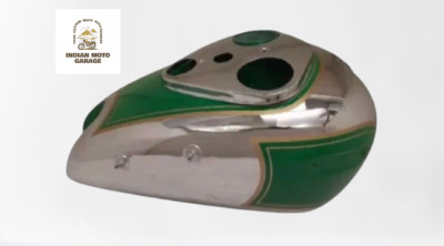 FIT FOR Ariel 500cc Red Hunter Fuel Petrol Green & Chrome Tank