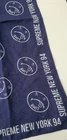 FW17 Supreme SHI T bandana Navy Scarf Accessory