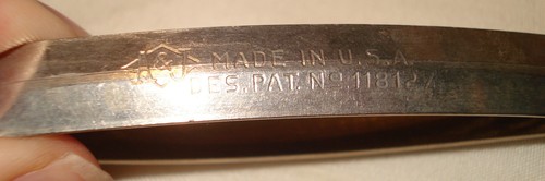 Vintage A&J USA Stainless Steel Metal Vegetable Potato Peeler Flatware Tool - Picture 4 of 4