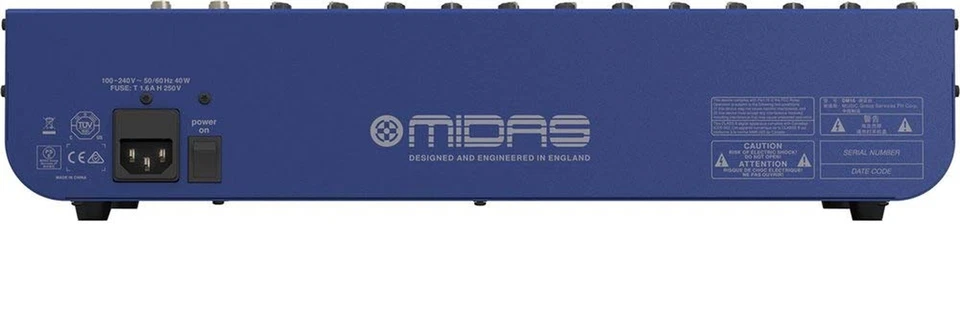 Midas DM16 16 Input Analogue Live and Studio Mixer with Midas Microphone Prea... - Image 4 of 4