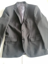 Men's 40s George Suit Jacket Regular Fit Black