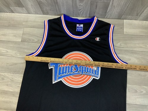 Michael Jordan #23 Space Jam Tune Squad Black Jersey Size Mens XL - Picture 6 of 8