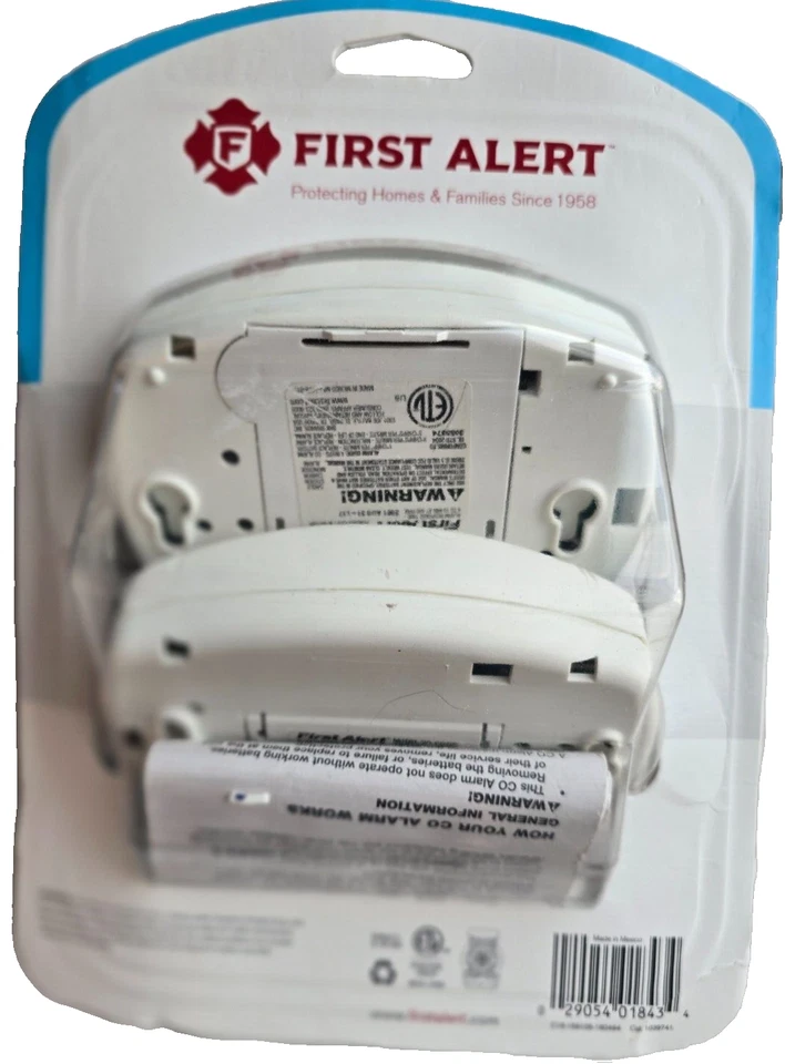 FIRST ALERT CO400 Battery-powered Electrochemical Carbon Monoxide Detector ASIS - Image 3 of 4
