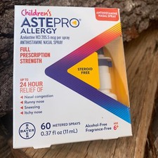 Children's Astepro Allergy Medicine Steroid Free Antihistamine Nasal Spray