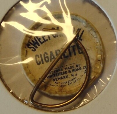 1896 New Mexico State Seal Pin Back Button Vintage Sweet Caporal Cigarette