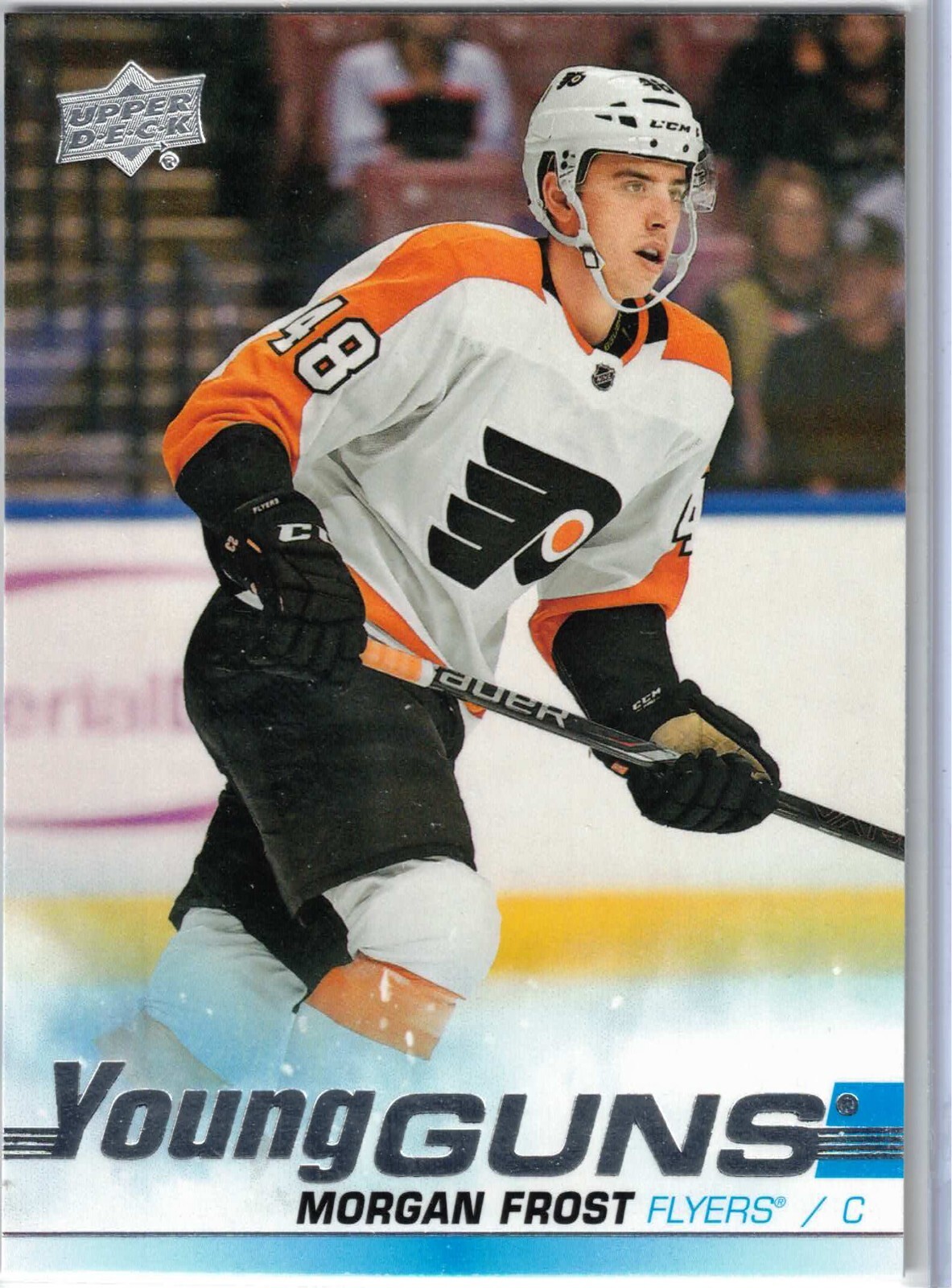 2019-20 Morgan Frost Upper Deck Young Guns RC #469 Philadelphia/Calgary Flames