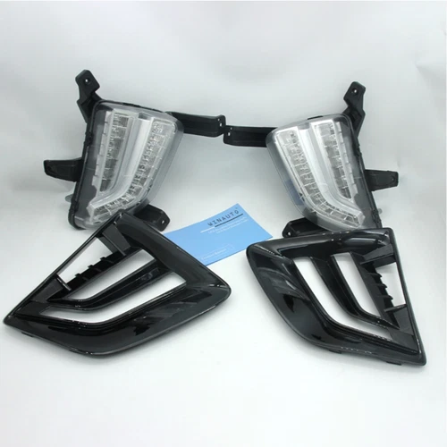 Luz de circulación diurna LED luz intermitente luz antiniebla para Hyundai Ioniq 2020-2022 - Imagen 4 de 5
