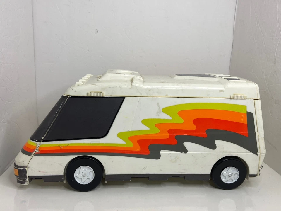 🍌 Autocaravana Micro Machines Galoob Super City Van Camper 1991 de colección juego desplegable Foto 4 de 4