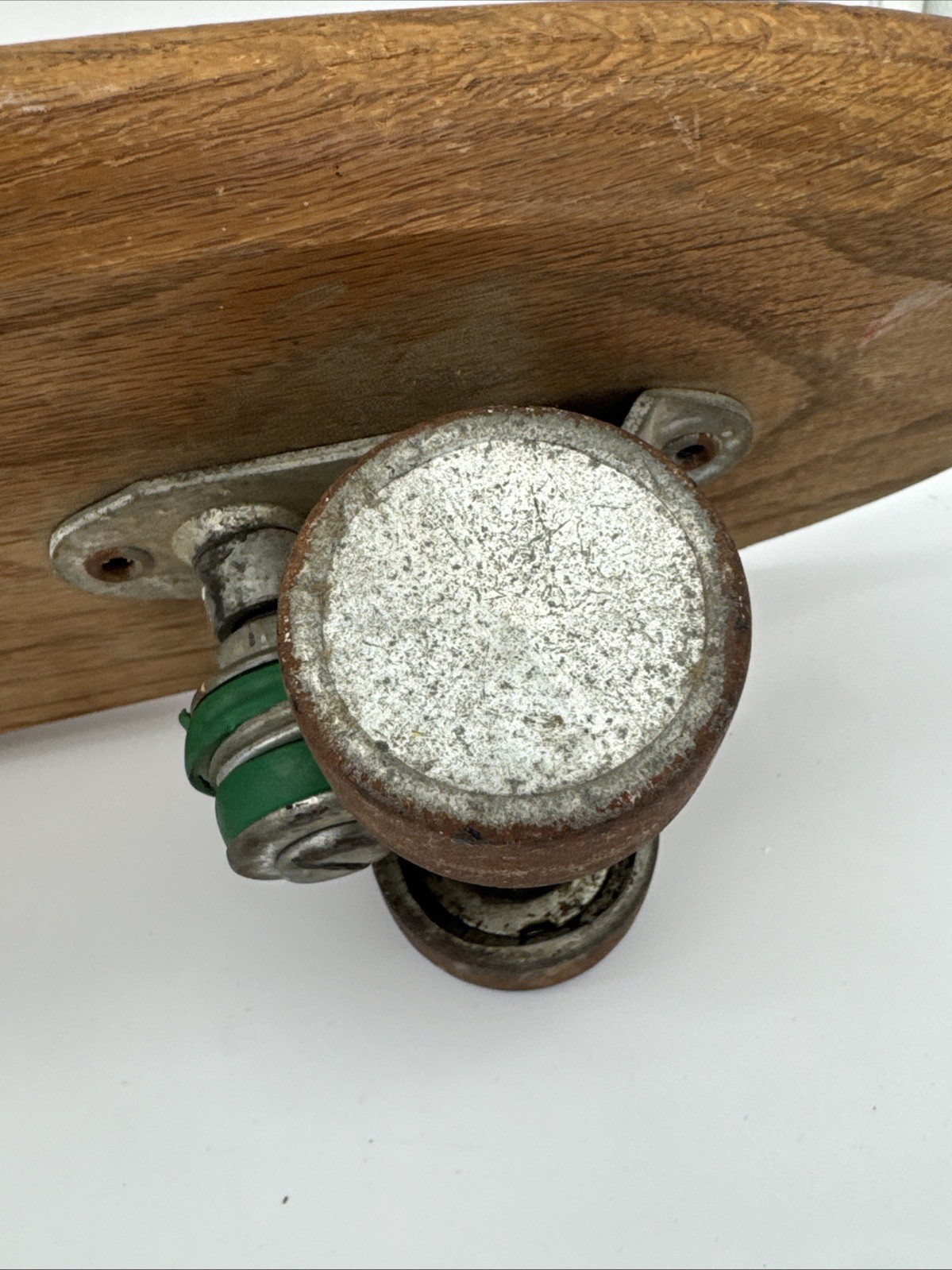 VTG ZIPEES Sidewalk Surfboard 60s Skateboard Manning Mfg Chicago Wood Deck M-444