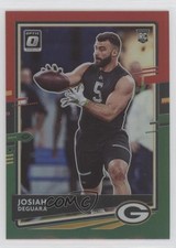 2020 Panini Donruss Rookie Optic Preview Red & Green Prizm Josiah Deguara 0q3