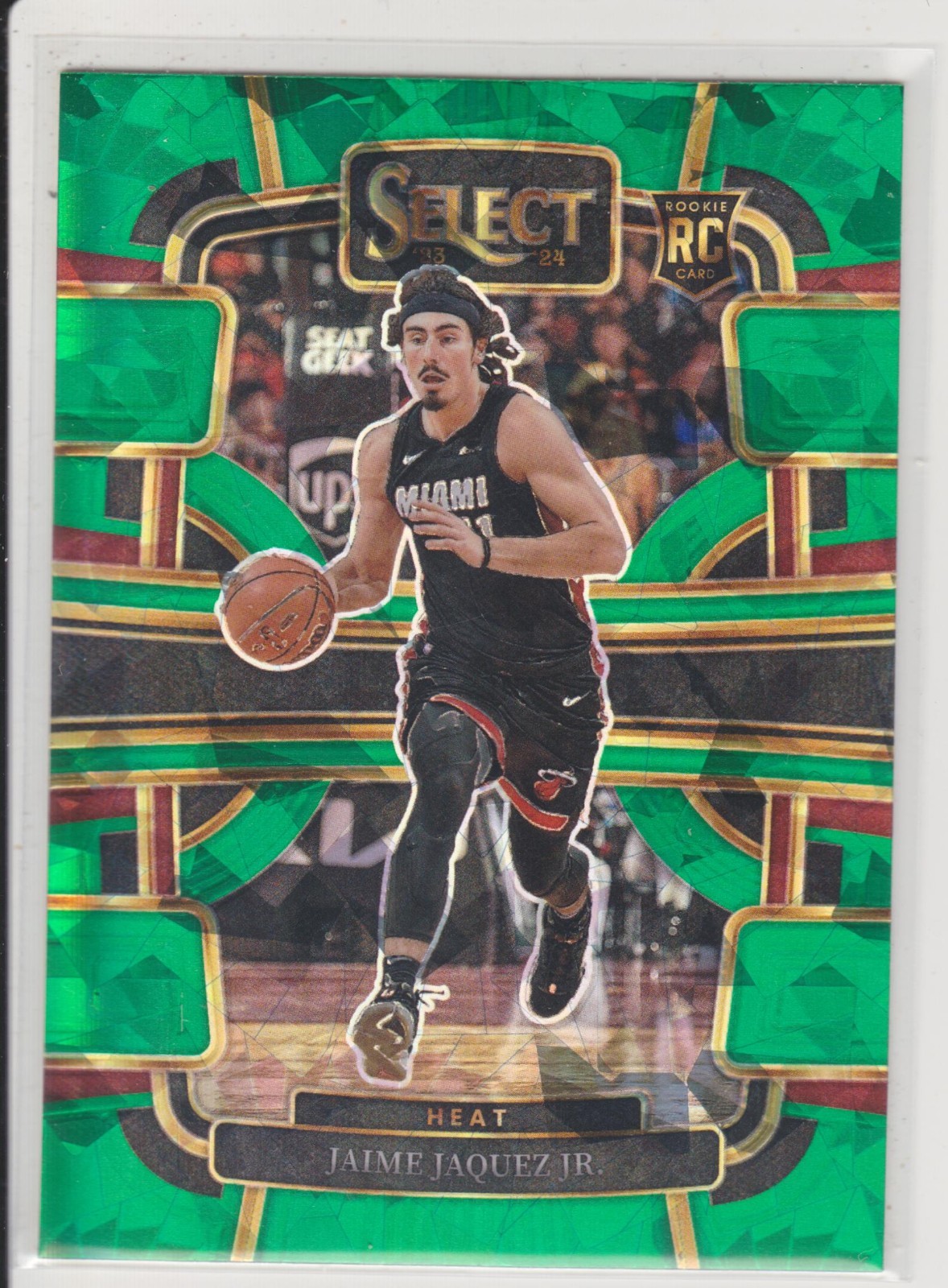 JAIME JAQUEZ JR. 2023-24 SELECT RC ROOKIE CONCOURSE GREEN CRACKED ICE PRIZM