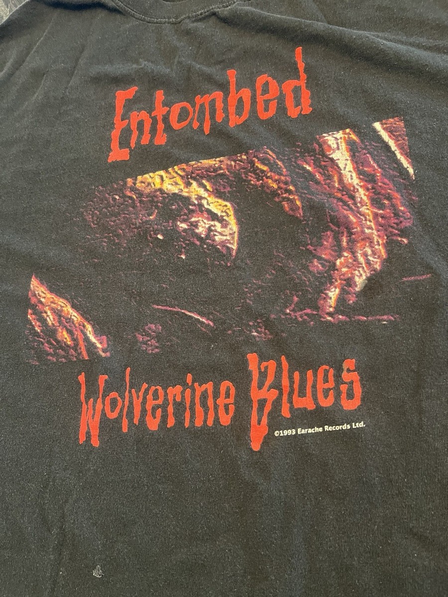 Entombed Vintage Wolverine Blues Concert Shirt 2XL Death Metal