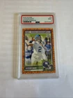 2025 Score Jaxson Dart Rookie Card #35 PUMPKIN 🎃 PSA 9🎃 Very Low Pop RC Giants