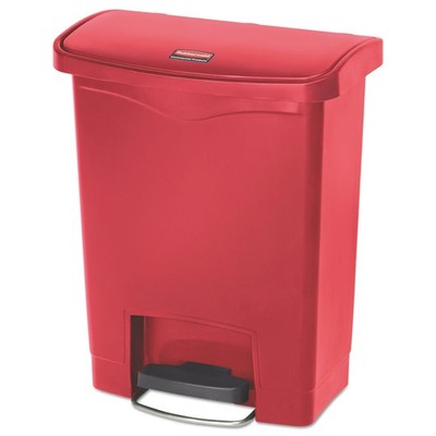 Streamline Resin Step-On Container Front Step Style 8 gal Polyethylene Red