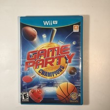 Game Party Champions (Nintendo Wii U, 2012) CIB Complete with Manual