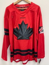 Maillot réplique senior BAUER x Hockey Canada. Taille Large.