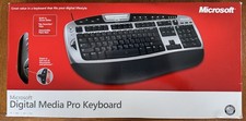 Microsoft Digital Media Pro Model 1031 BX1-00005 Wired Keyboard NEW NO SOFTWARE