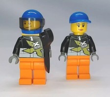 LEGO ® City Town Minifigures Racer from 60085 4x4 PowerBoat - cty0542 cty0543