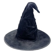 Halloween Black Ruched Witch Hat Costume Accessory Halloween Cosplay Party