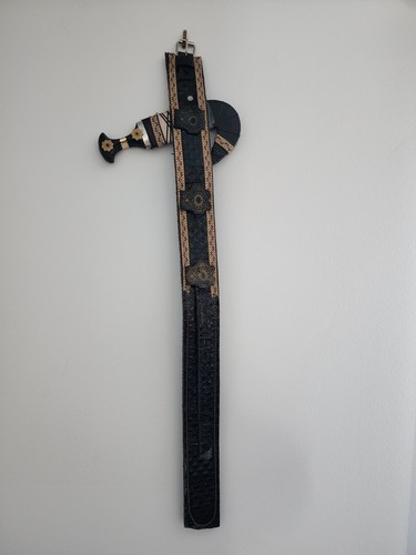 Yemeni Middle Eastern Boys Jambiya Khanjar Dagger w/Belt 30" 