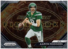 2023 Panini Prizm Fireworks Aaron Rodgers Insert Card #F-7 Jets 