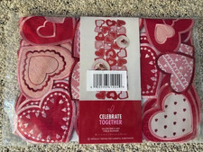 Celebrate Together Valentine's Day Hearts Toss Cutout Table Runner 36" x 13"