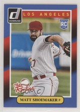 2014 Panini Donruss The Rookies Matt Shoemaker #84 rg5