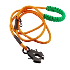 Dog Lead Leash Frog 360 swivel Clip Handcrafted Custom length Rock Climbing Rope
