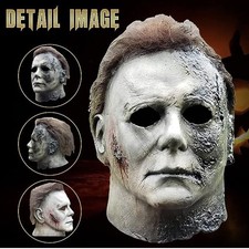 Michael Myers Halloween Scary Kills Horror Movie Cosplay Costume Latex Full Mask