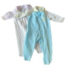 Vintage Lullaby Land One Pieces Made in USA Two Pack Bundle Set