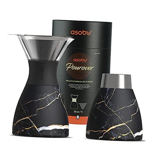 (32 Oz.) Double-wall Asobu Midnight Marble
