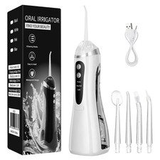Ultrasonic Tooth Cleaner Kit Dental Plaque Calculus Teeth Stain Remover 3 Modes