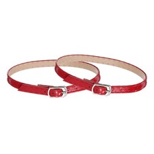 2Pcs High Heels Shoe Straps Detachable Ankle Shoelace Straps Red