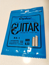 Multi pack of 5 Single .009 Guitar Strings For Electric Guitars 9 009 Top E