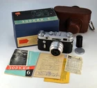 FULLY SERVICED! 1963 USSR "ZORKI 6" RF CAMERA + INDUSTAR-50 LENS M39, FULL SET