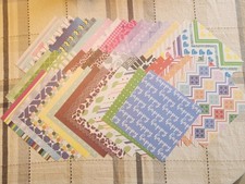 Assorted 50 Sheets 6"x6" Scrapbook /Junk Journal Paper Lot 3