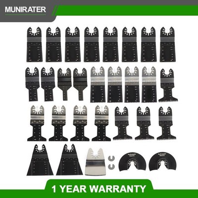 Universal Quick Release Multitool Oscillating Saw Blades Accessories Kit 31 Pcs